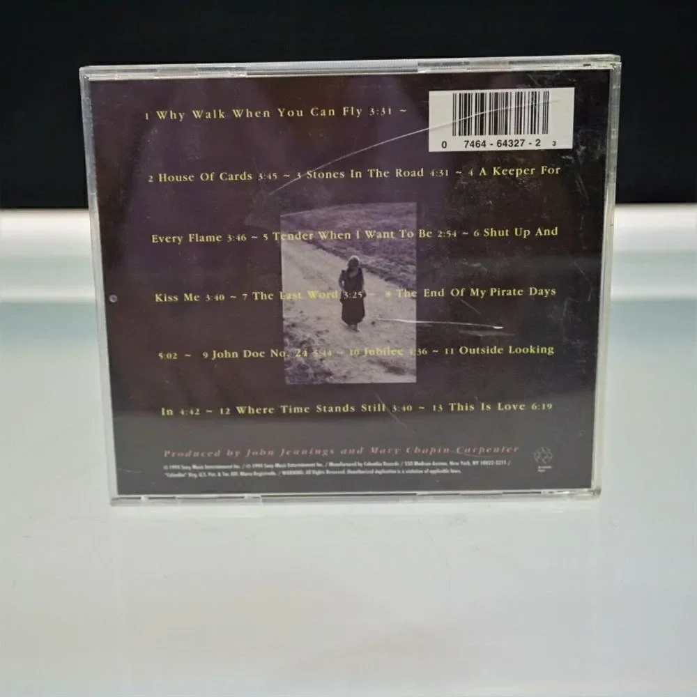 Stones in the Road By Mary Chapin Carpenter 1 Disc CD 1994 Sony Country Music
